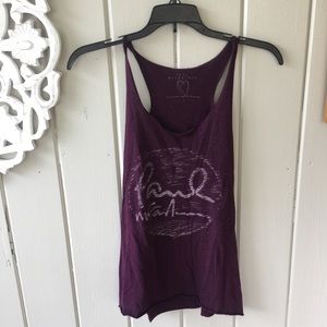 Paul McCartney Womans Tank Top Signature Shirt L